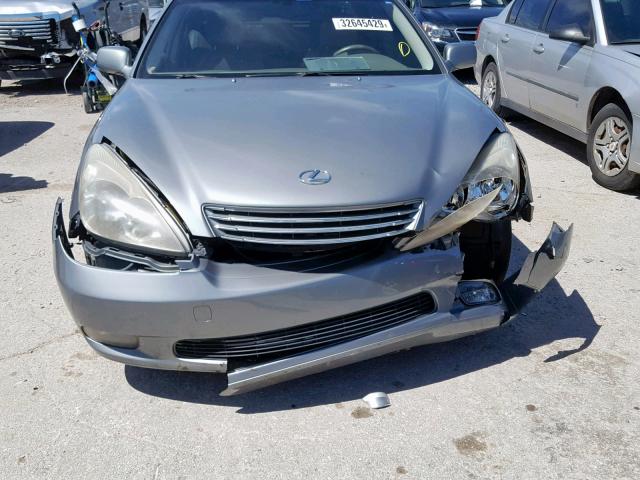 JTHBF30G820043346 - 2002 LEXUS ES 300 GRAY photo 9