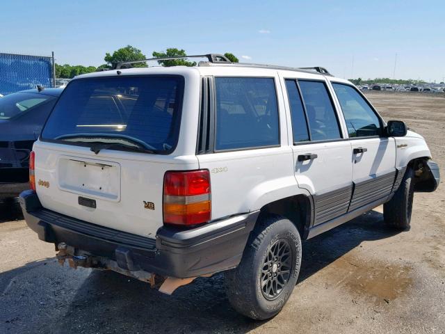 1J4GZ78Y3RC219094 - 1994 JEEP GRAND CHER WHITE photo 4