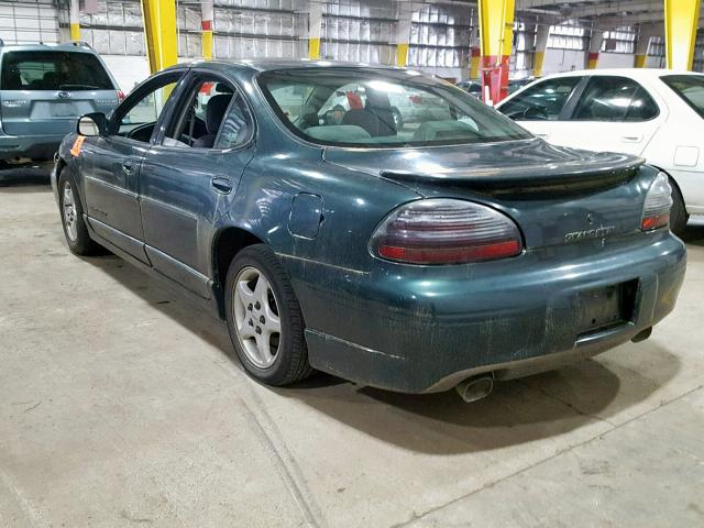 1G2WP52K8WF289382 - 1998 PONTIAC GRAND PRIX GREEN photo 3