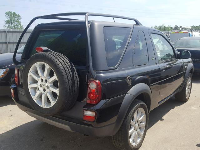 SALNY12275A460379 - 2005 LAND ROVER FREELANDER BLACK photo 4