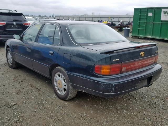 4T1VK13E9NU035709 - 1992 TOYOTA CAMRY XLE GREEN photo 3