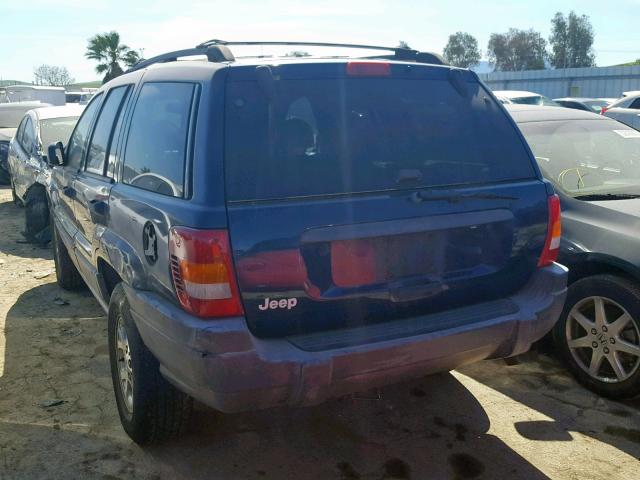 1J4G258S9XC787299 - 1999 JEEP GRAND CHER BLUE photo 3