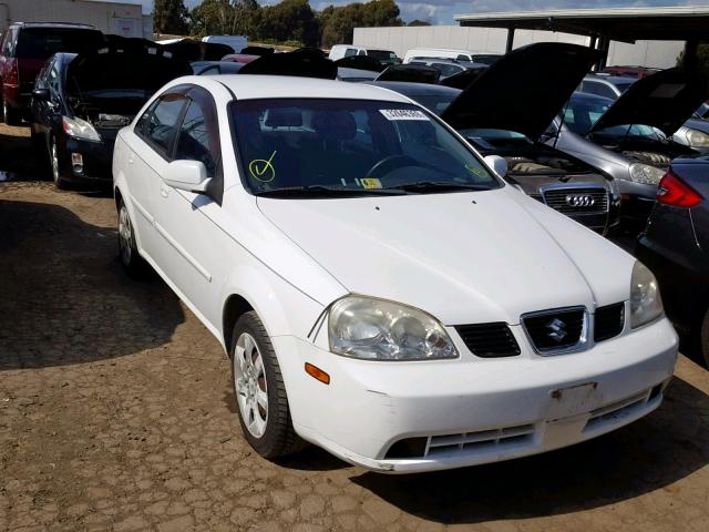 KL5JD56Z45K120056 - 2005 SUZUKI FORENZA WHITE photo 1