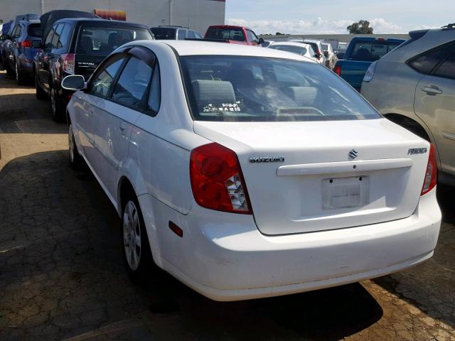 KL5JD56Z45K120056 - 2005 SUZUKI FORENZA WHITE photo 3