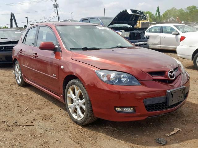 JM1BK344691198821 - 2009 MAZDA 3 S RED photo 1