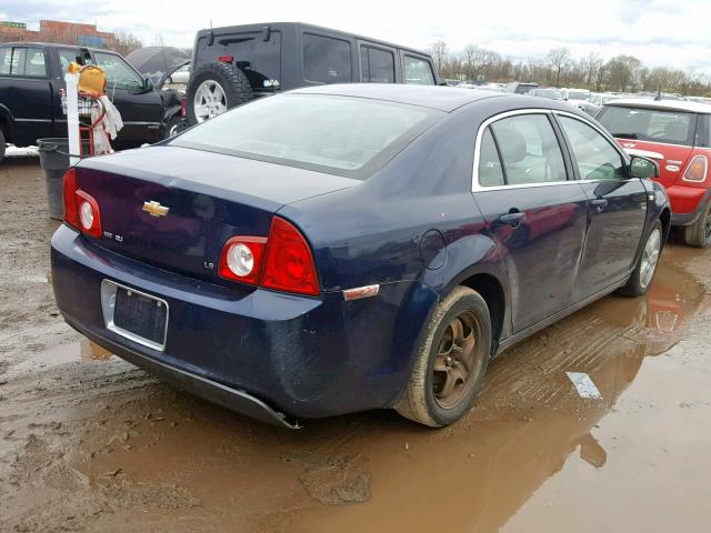 1G1ZG57B784226234 - 2008 CHEVROLET MALIBU LS BLUE photo 4