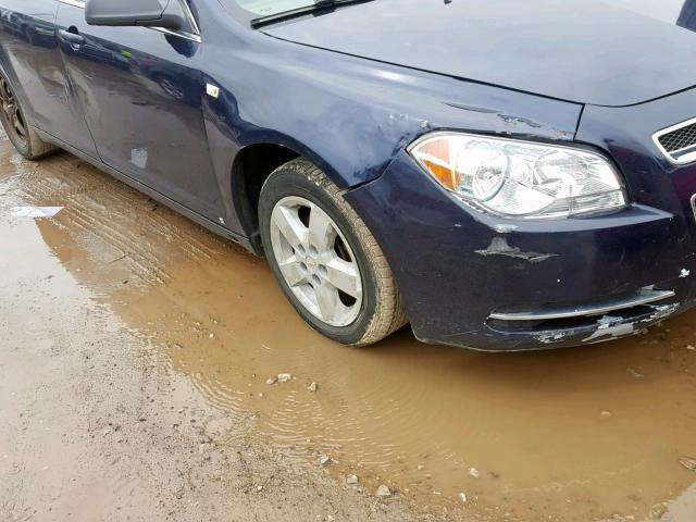 1G1ZG57B784226234 - 2008 CHEVROLET MALIBU LS BLUE photo 9