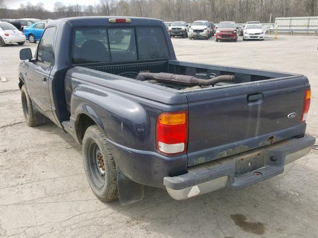 1FTYR10C6XTA97500 - 1999 FORD RANGER BLUE photo 3