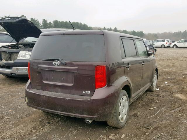 JTLKE50E181005494 - 2008 TOYOTA SCION XB 棕色 照片 4
