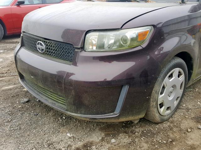 JTLKE50E181005494 - 2008 TOYOTA SCION XB 棕色 照片 9