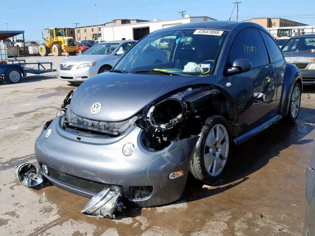 3VWFE21C33M429874 - 2003 VOLKSWAGEN NEW BEETLE ნაცრისფერი ფოტო 2