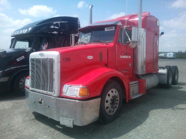 1XPCDB9X0XD458944 - 1999 PETERBILT 377 RED photo 2