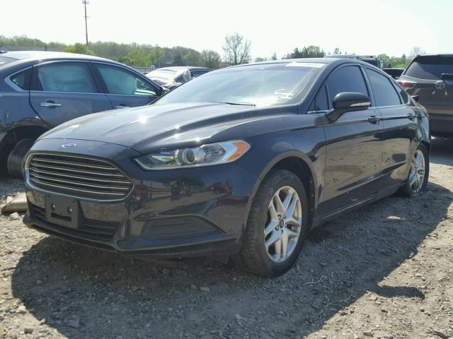 3FA6P0HR5DR104715 - 2013 FORD FUSION SE BLACK photo 2