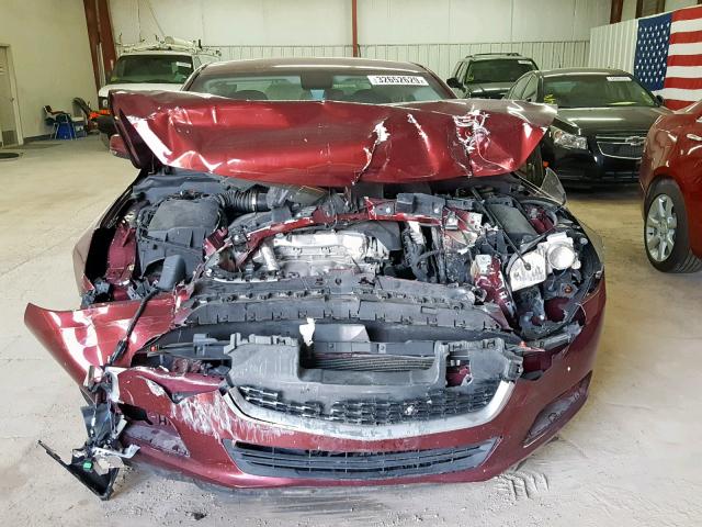 1G11C5SA6GF154839 - 2016 CHEVROLET MALIBU LIM MAROON photo 7