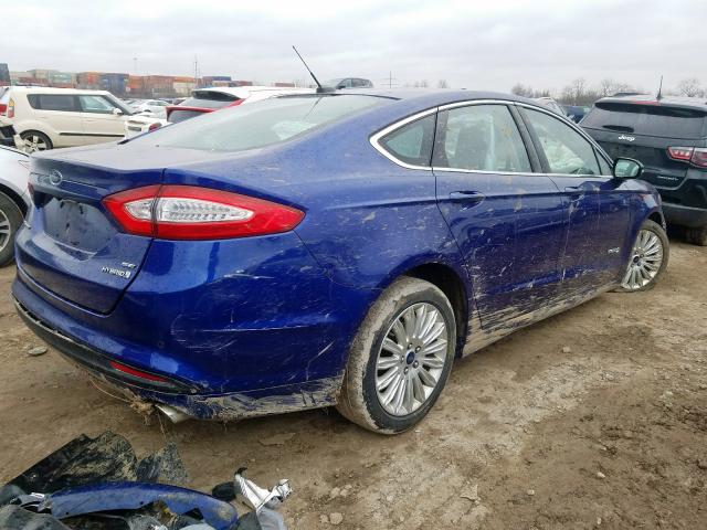 3FA6P0LUXDR207947 - 2013 FORD FUSION SE HYBRID  photo 4