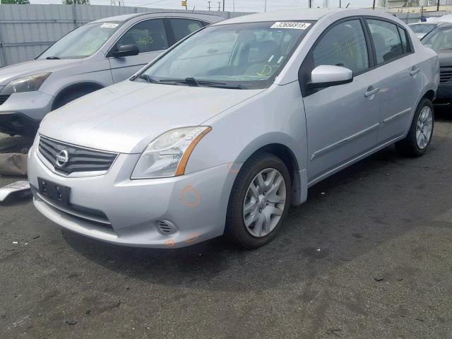 3N1AB6AP4CL778423 - 2012 NISSAN SENTRA 2.0 SILVER photo 2