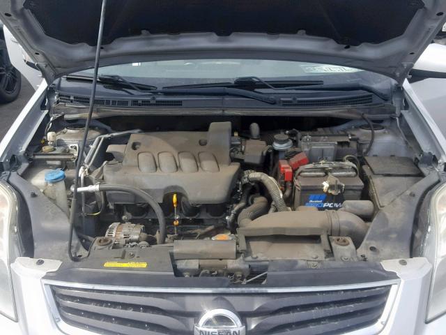 3N1AB6AP4CL778423 - 2012 NISSAN SENTRA 2.0 SILVER photo 7