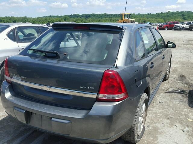 1G1ZT62885F124227 - 2005 CHEVROLET MALIBU MAX ნაცრისფერი ფოტო 4