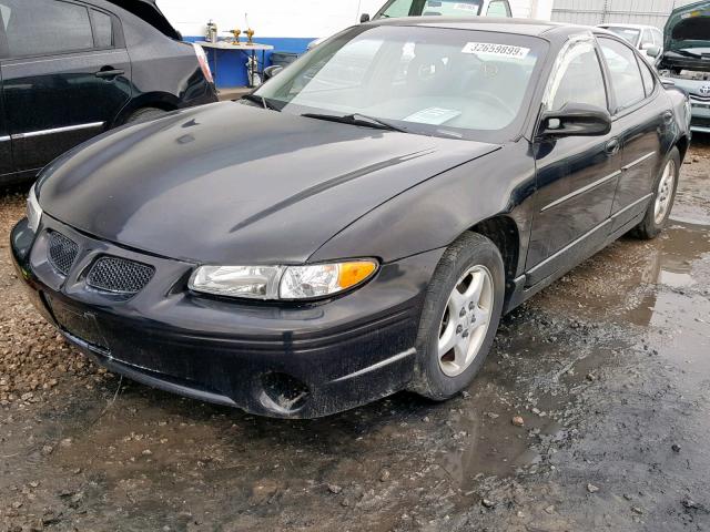1G2WP52K3WF286194 - 1998 PONTIAC GRAND PRIX BLACK photo 2