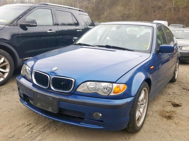 WBAEV53422KM01525 - 2002 BMW 330 I BLUE photo 2