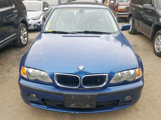 WBAEV53422KM01525 - 2002 BMW 330 I BLUE photo 9