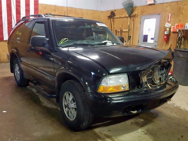 1GKCT18W62K115989 - 2002 GMC JIMMY BLACK photo 1