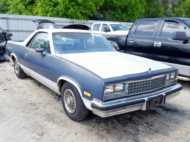 1GCCW8099DR104884 - 1983 CHEVROLET EL CAMINO BLUE photo 1