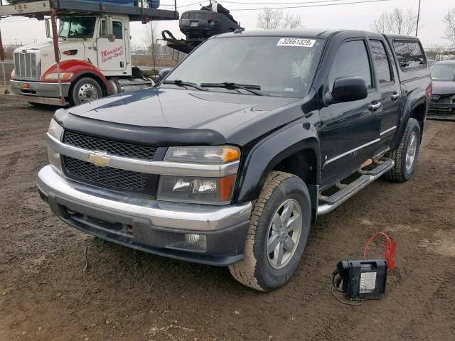 1GCDT13E398133386 - 2009 CHEVROLET COLORADO BLACK photo 2