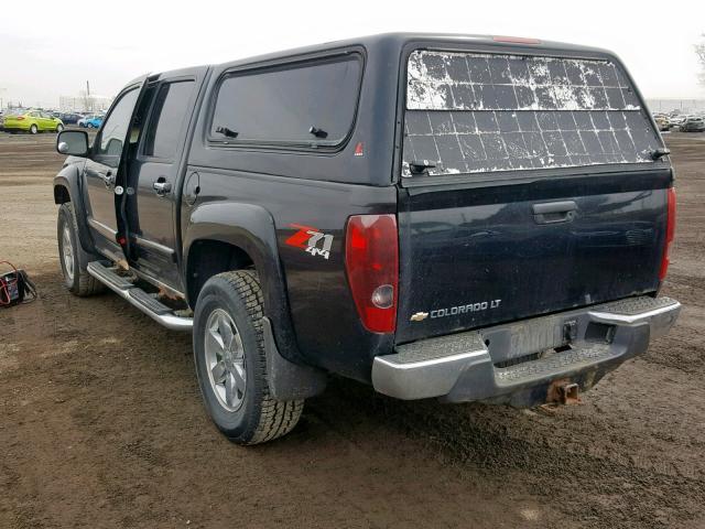 1GCDT13E398133386 - 2009 CHEVROLET COLORADO BLACK photo 3