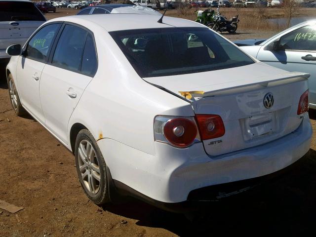 3VWHF81K27M048636 - 2007 VOLKSWAGEN JETTA 2.5 WHITE photo 3