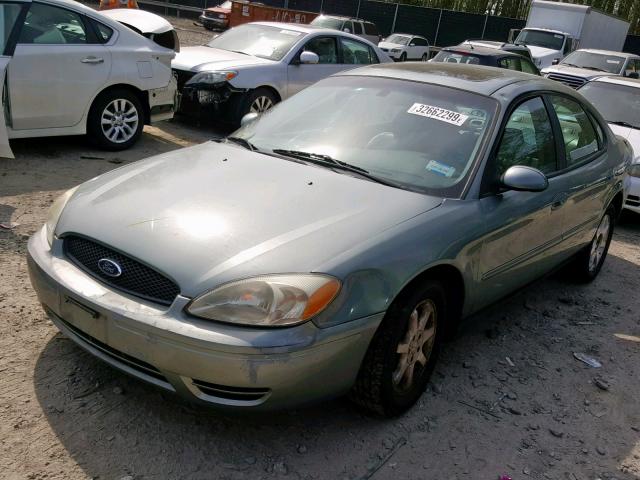 1FAFP56U96A163591 - 2006 FORD TAURUS SEL GREEN photo 2