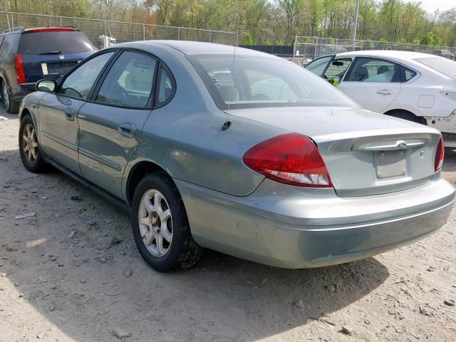 1FAFP56U96A163591 - 2006 FORD TAURUS SEL GREEN photo 3