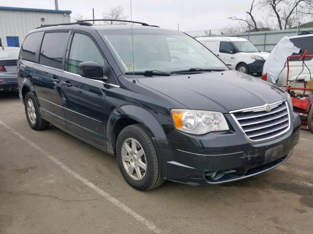 2A8HR54P18R722178 - 2008 CHRYSLER TOWN & COU BLACK photo 1