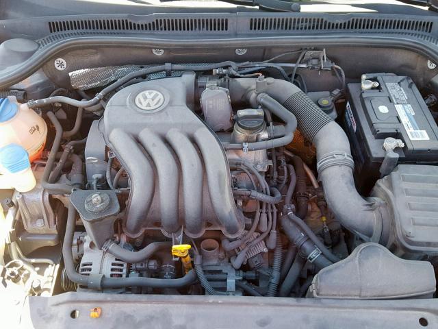 3VW2K7AJ3CM307132 - 2012 VOLKSWAGEN JETTA BASE GRAY photo 7