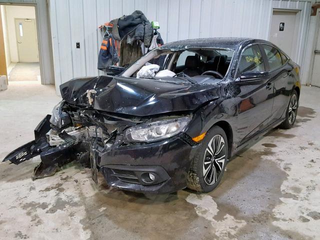 19XFC1F74GE215457 - 2016 HONDA CIVIC EXL BLACK photo 2