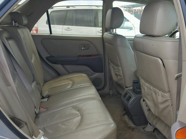 JTJHF10U020241647 - 2002 LEXUS RX 300 BURN photo 6