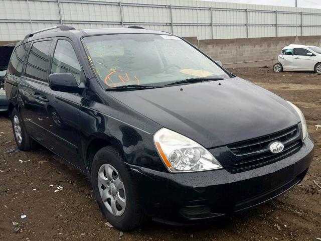 KNDMG4C3XA6349580 - 2010 KIA SEDONA LX BLACK photo 1