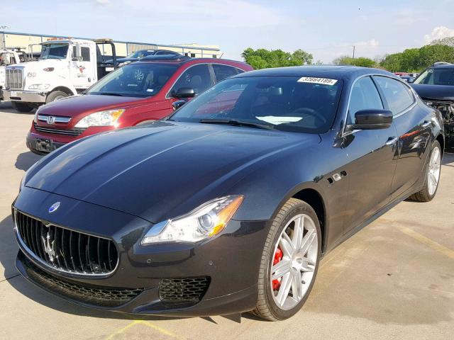 ZAM56RRA2F1128274 - 2015 MASERATI QUATTROPOR BLACK photo 2