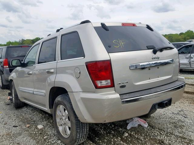 1J8HR68278C203343 - 2008 JEEP GRAND CHER GRAY photo 3