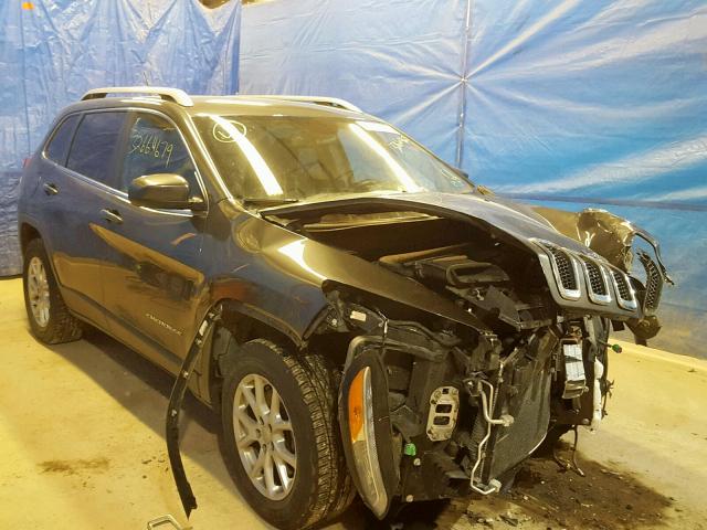 1C4PJMCB4EW268604 - 2014 JEEP CHEROKEE L GRAY photo 1