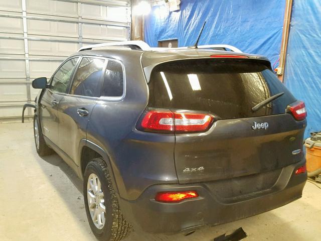 1C4PJMCB4EW268604 - 2014 JEEP CHEROKEE L GRAY photo 3