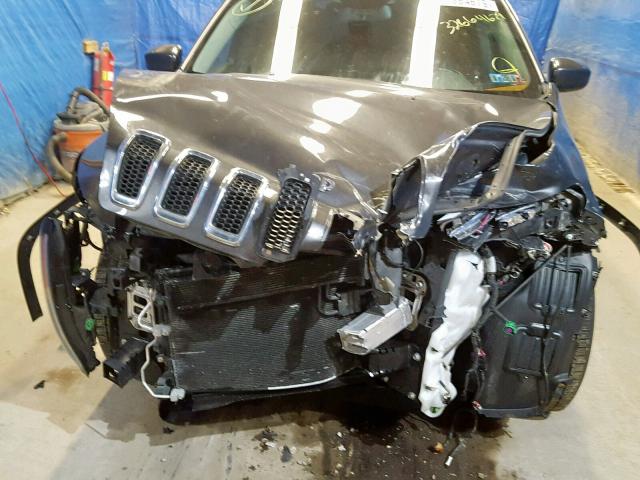 1C4PJMCB4EW268604 - 2014 JEEP CHEROKEE L GRAY photo 9