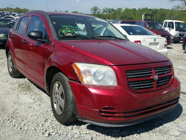 1B3HB28B27D288333 - 2007 DODGE CALIBER RED photo 1