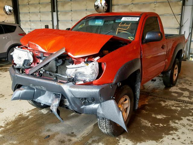 5TFPX4ENXCX009175 - 2012 TOYOTA TACOMA RED photo 2