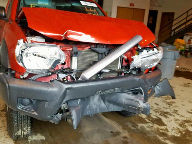 5TFPX4ENXCX009175 - 2012 TOYOTA TACOMA RED photo 9