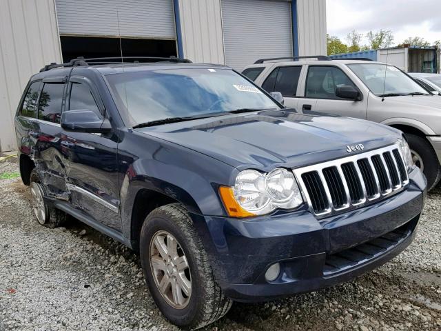 1J8HS58N08C220638 - 2008 JEEP GRAND CHER BLUE photo 1