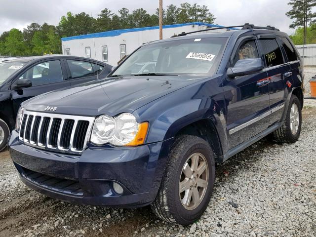 1J8HS58N08C220638 - 2008 JEEP GRAND CHER BLUE photo 2