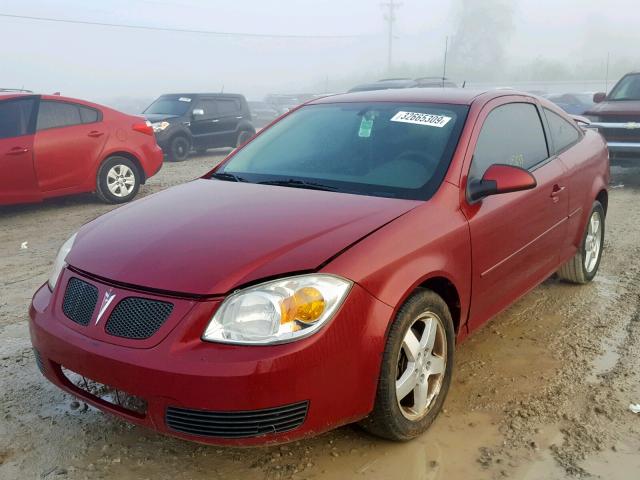 1G2AL18F477192488 - 2007 PONTIAC G5 MAROON photo 2