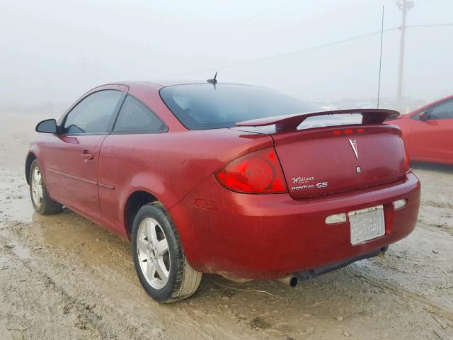 1G2AL18F477192488 - 2007 PONTIAC G5 MAROON photo 3