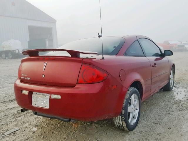 1G2AL18F477192488 - 2007 PONTIAC G5 MAROON photo 4